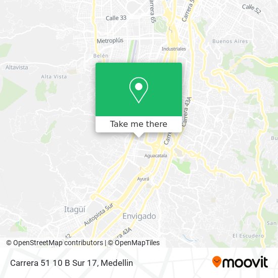 Carrera 51 10 B Sur 17 map