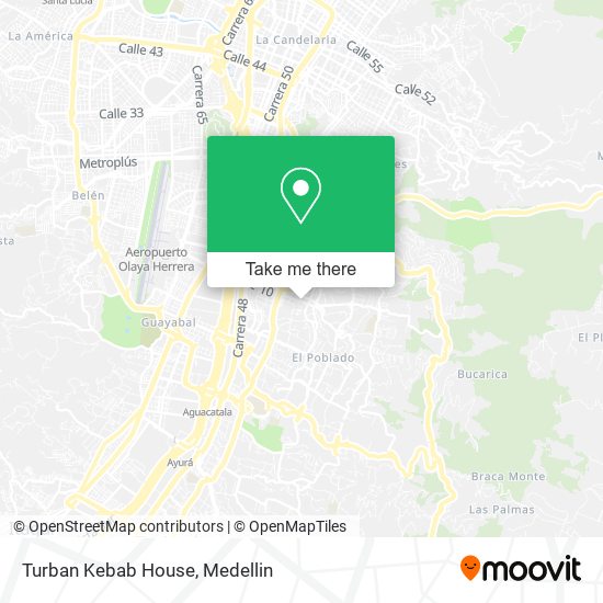 Mapa de Turban Kebab House
