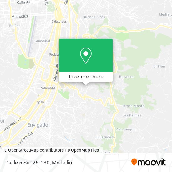 Calle 5 Sur 25-130 map