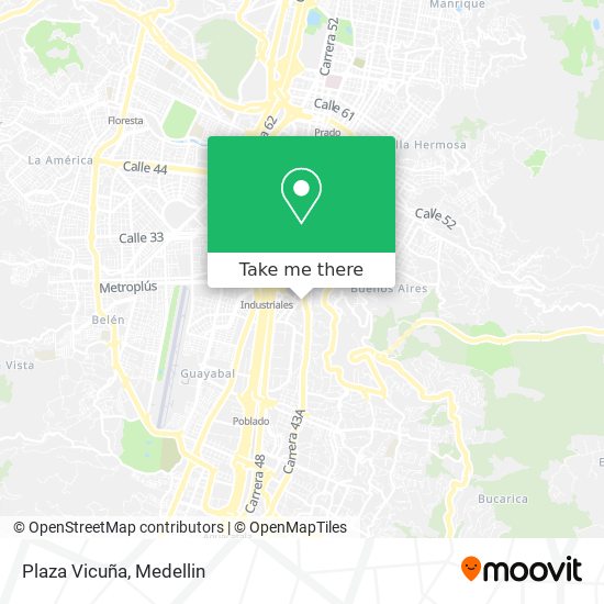 Mapa de Plaza Vicuña