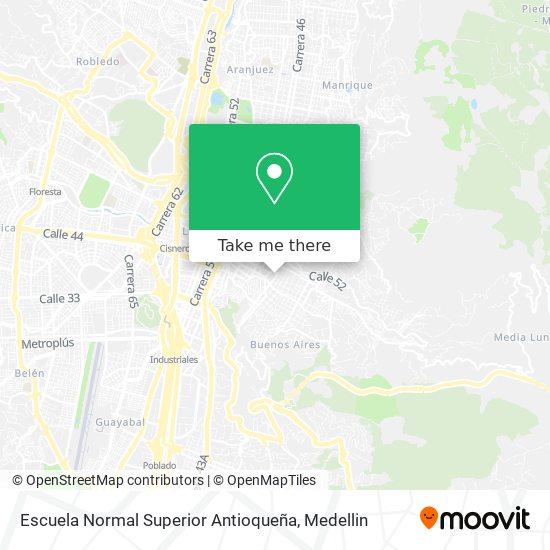 Escuela Normal Superior Antioqueña map