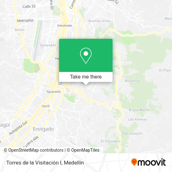 Torres de la Visitación I map