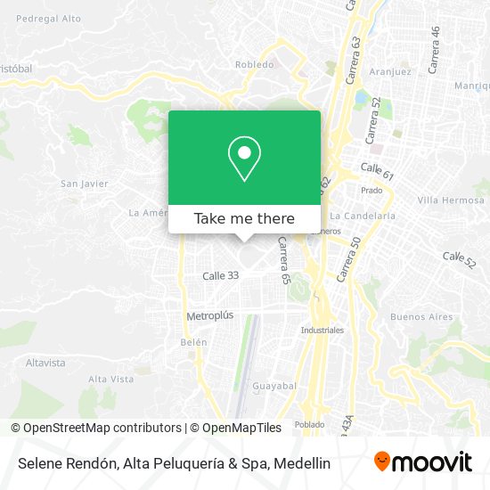 Selene Rendón, Alta Peluquería & Spa map