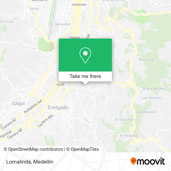 Lomalinda map
