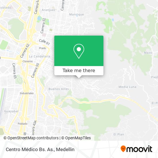 Centro Médico Bs. As. map