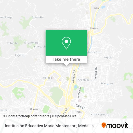 Institución Educativa María Montessori map