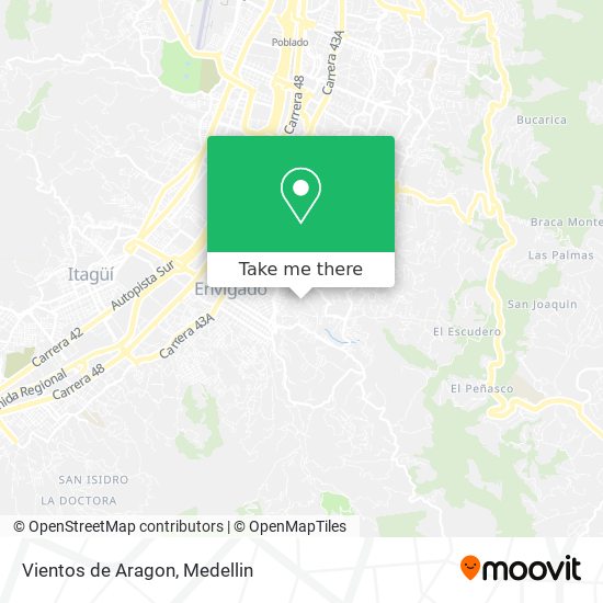 Mapa de Vientos de Aragon