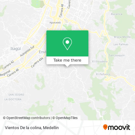 Vientos De la colina map