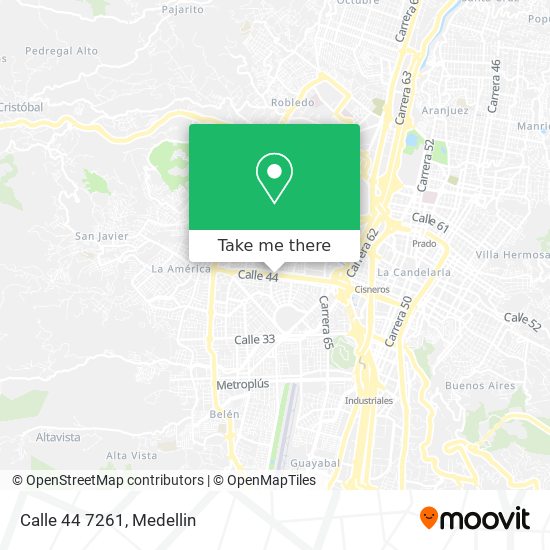 Calle 44 7261 map