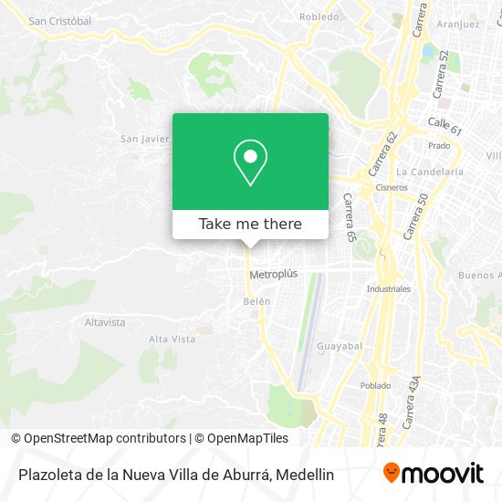 Plazoleta de la Nueva Villa de Aburrá map