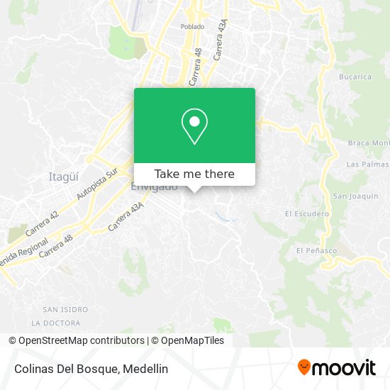 Colinas Del Bosque map