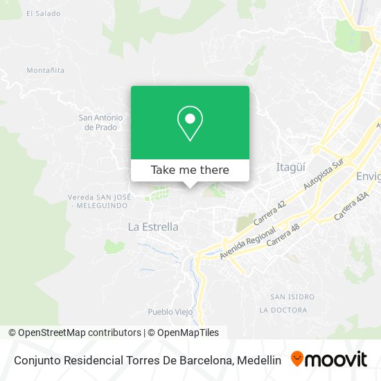 Conjunto Residencial Torres De Barcelona map