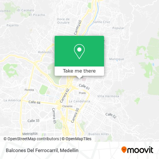 Balcones Del Ferrocarril map