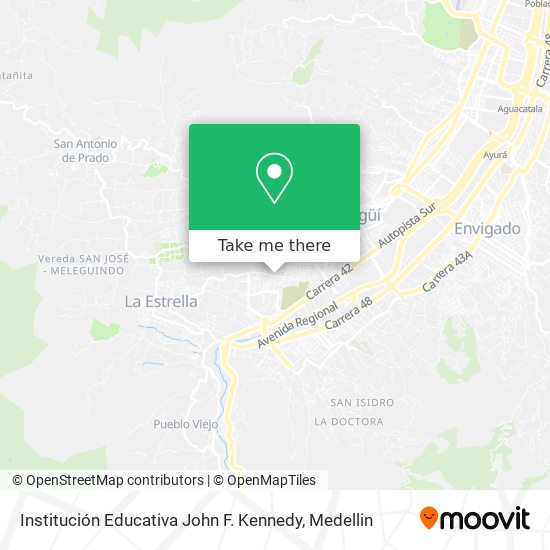 Institución Educativa John F. Kennedy map
