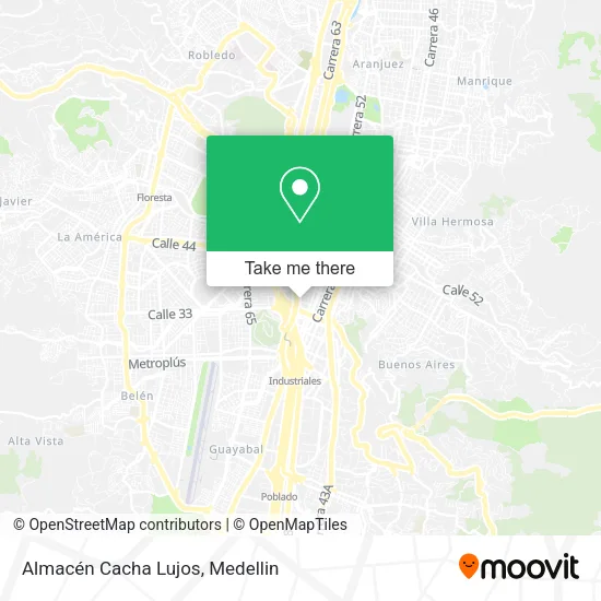 Mapa de Almacén Cacha Lujos