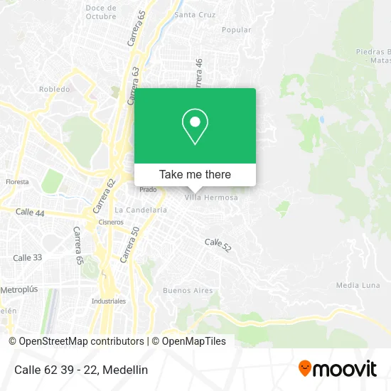 Calle 62 39 - 22 map