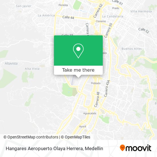 Mapa de Hangares Aeropuerto Olaya Herrera