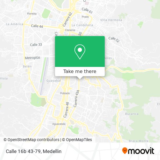 Mapa de Calle 16b 43-79
