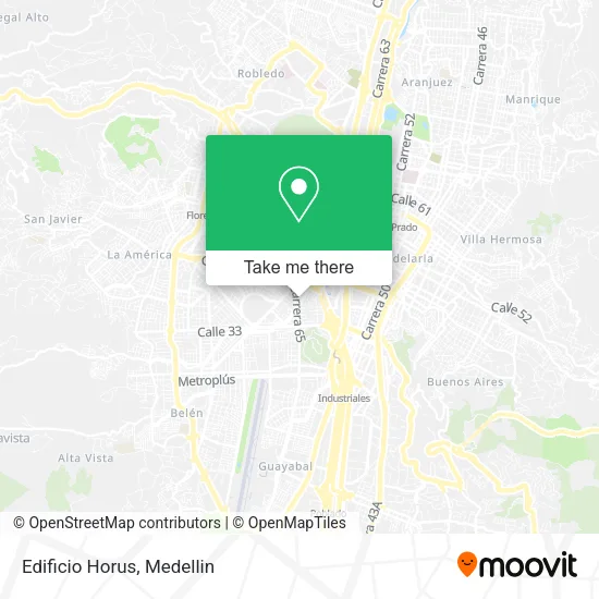 Edificio Horus map