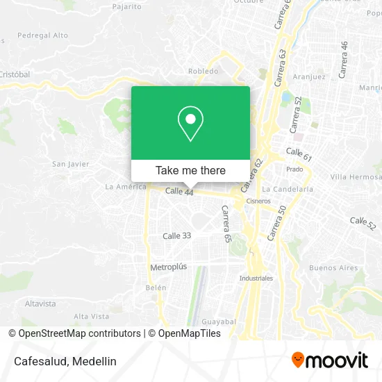 Cafesalud map