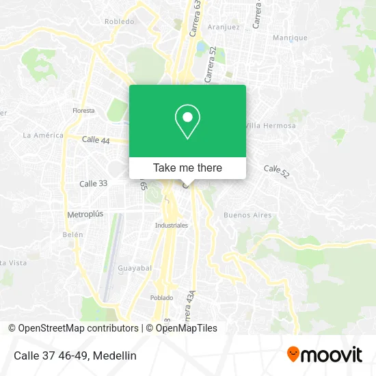 Calle 37 46-49 map