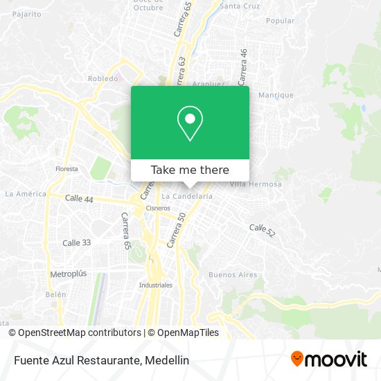 Fuente Azul Restaurante map