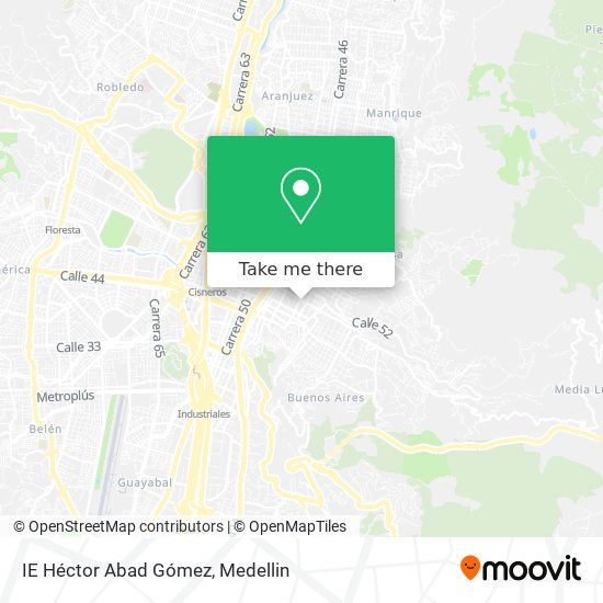 IE Héctor Abad Gómez map
