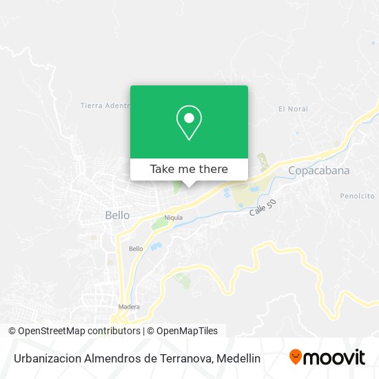 Mapa de Urbanizacion Almendros de Terranova