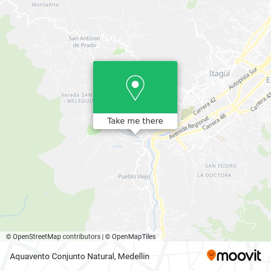 Aquavento Conjunto Natural map
