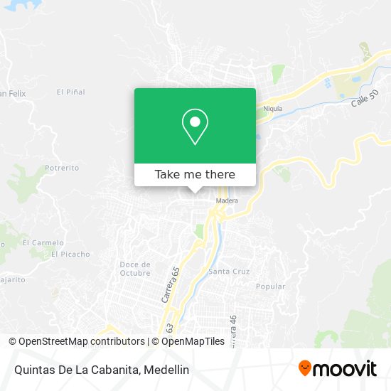 Quintas De La Cabanita map