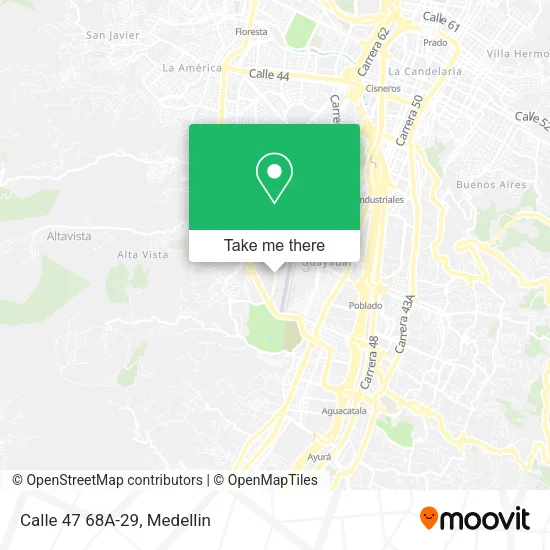 Calle 47 68A-29 map