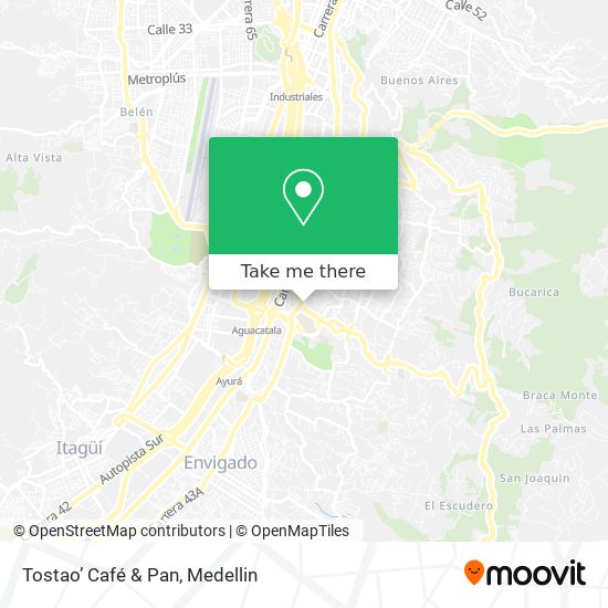 Tostao’ Café & Pan map