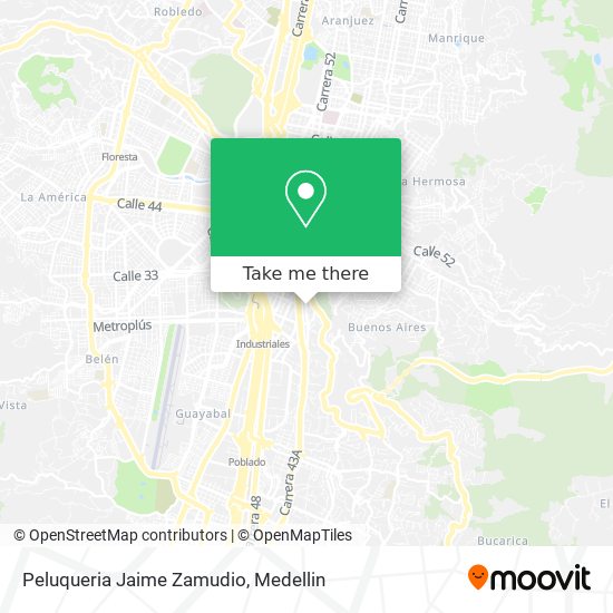 Mapa de Peluqueria Jaime Zamudio