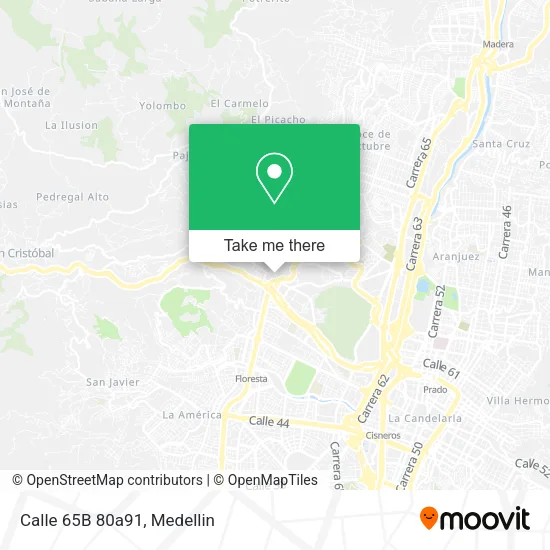Calle 65B 80a91 map