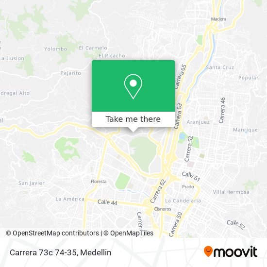 Mapa de Carrera 73c 74-35
