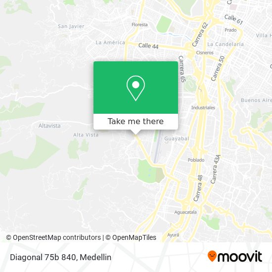 Mapa de Diagonal 75b 840