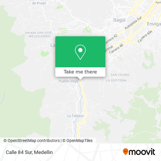 Mapa de Calle 84 Sur