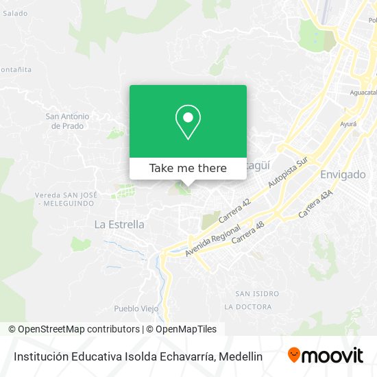 Mapa de Institución Educativa Isolda Echavarría