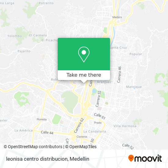 Mapa de leonisa centro distribucion