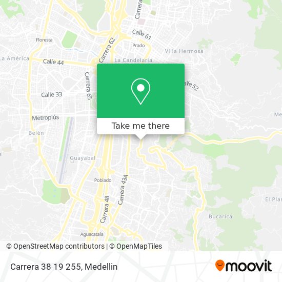 Mapa de Carrera 38 19 255
