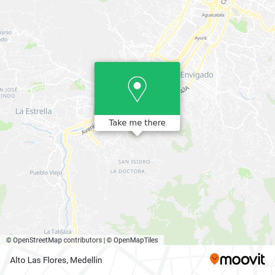 Mapa de Alto Las Flores