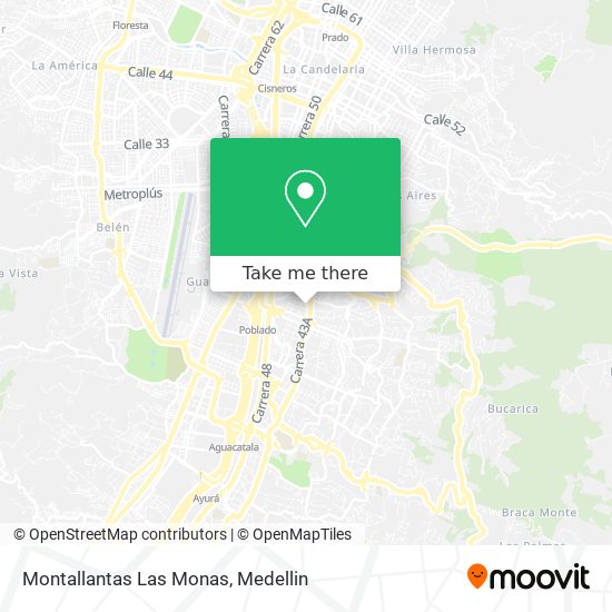 Montallantas Las Monas map