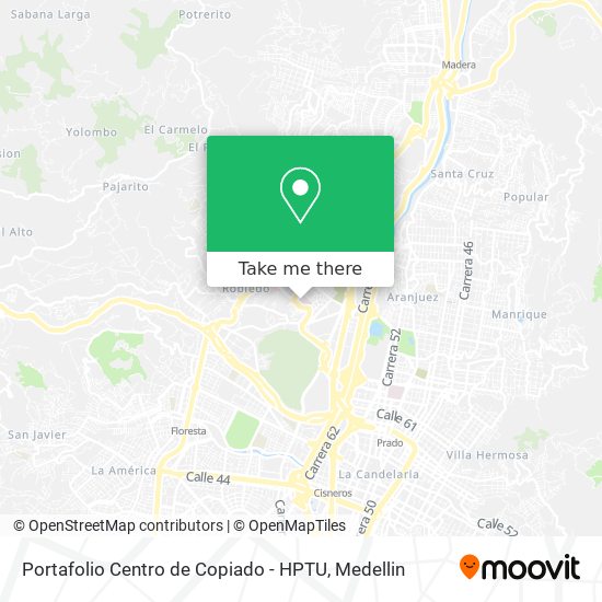Portafolio Centro de Copiado - HPTU map