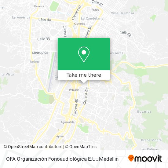 OFA Organización Fonoaudiológica E.U. map