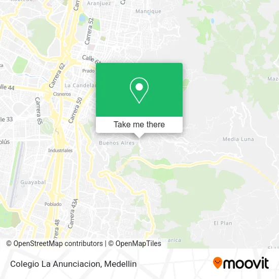 Colegio La Anunciacion map