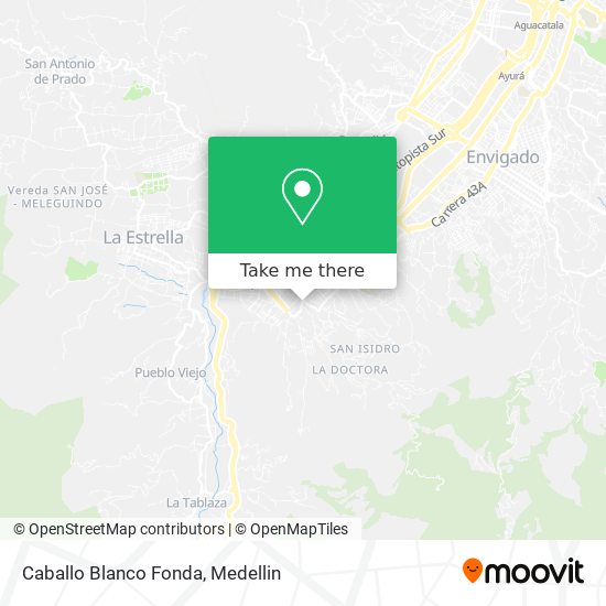 Mapa de Caballo Blanco Fonda