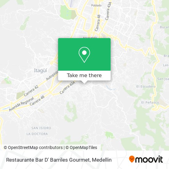 Mapa de Restaurante Bar D' Barriles Gourmet