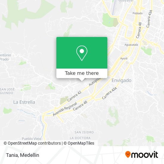 Tania map