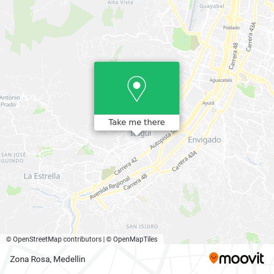 Zona Rosa map