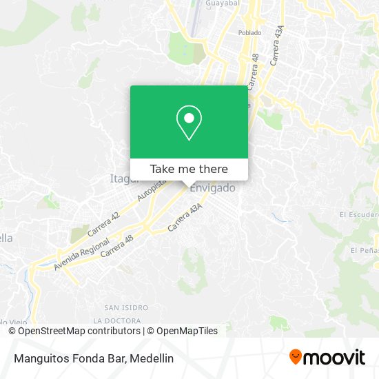 Mapa de Manguitos Fonda Bar
